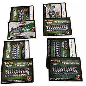 Pokémon Sun & Moon Code cards Cosmic, Prism, Burn Shad, Unbroken Bonds. 28 total